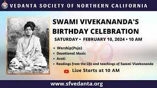 Swami Vivekananda’s Birthday Celebration on Saturday February 10 2024 [upl. by Ahsikym]