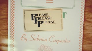 Sabrina Carpenter  Please Please Please Lyric Video [upl. by Inafetse]