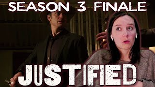 Justified  Season 3 Finale  First Time Watching Reaction  Disarmed Him Real Good [upl. by Auqcinahs]