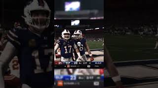 Bills defeat the undefeated chiefs🔥😳 nfl americanfootbal americanfootballplayer football [upl. by Hgielhsa]