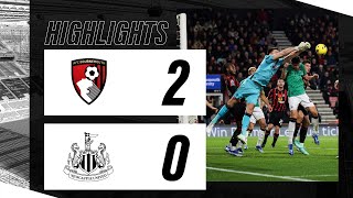 AFC Bournemouth 2 Newcastle United 0  Premier League Highlights [upl. by Lobiv302]