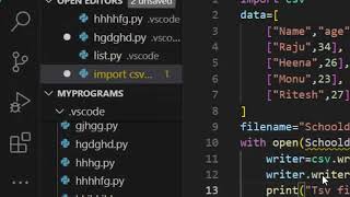 Full concept of tsv and csv file Explained COMPUTEREXCELSOLUTION pythonprogramming [upl. by Drummond]