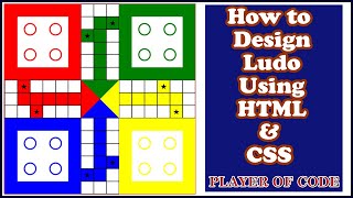 🔴 Design Ludo Using HTML amp CSS HTML Project for Beginners  Player Of Code 🎬 [upl. by Rhodes]