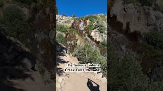 Galena Creek Falls a bit dry this time of the year but beautiful to see travel nevada [upl. by Ready202]