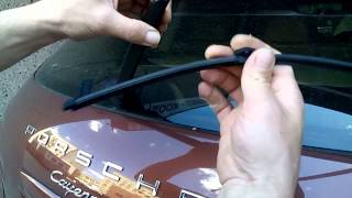 How to replace PORSCHE CAYENNE rear wiper [upl. by Ahsiemaj]