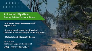 CRYENGINE Tutorial  Art Asset Pipeline Collision Proxies Blender [upl. by Orit328]