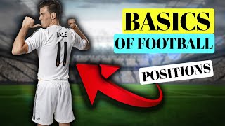 BASICS OF FOOTBALL  POSITIONS EXPLAINED [upl. by Anirehc]