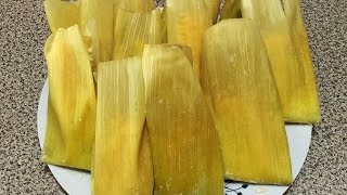 Tamales De Elote  Uchepos [upl. by Etteiram]