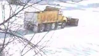 AMERICAN RALLY TRUCKS SNOW DRIFT PLOW [upl. by Wernick]