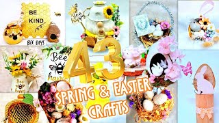 ❤️43 UNIQUE SPRING amp EASTER CRAFT IDEAS 🌸 DIY DECOR Make to Gift or Sell 🐇 [upl. by Magulac906]