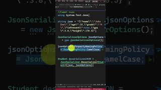 Configure JsonSerializer To Allow Camel Case in the JSON  C JSON Deserialization Tip 3 [upl. by Inalej]