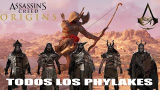 Todos los PHYLAKES  Assassins Creed Origins [upl. by Aynekat]