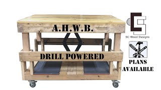 Adjustable Height Work Bench  Get Plans [upl. by Suivatnom]