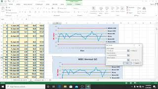 How to plot LJ Chart on EXCEL [upl. by Nahgrom]