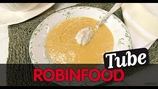 ROBINFOOD  Sopa de calabaza y castañas  Sangría adelgazante [upl. by Ennaesor471]