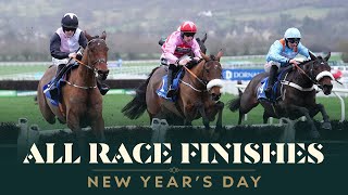 ALL RACE FINISHES FROM CHELTENHAM RACECOURSE ON NEW YEARS DAY [upl. by Nnaear]