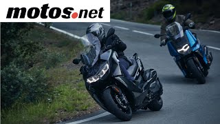 Comparativo BMW C400X vs BMW C400GT  Prueba  Review en español [upl. by Ellednahc758]