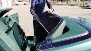 Mercedes R129 convertible APERTA wind deflector installation [upl. by Sapienza552]