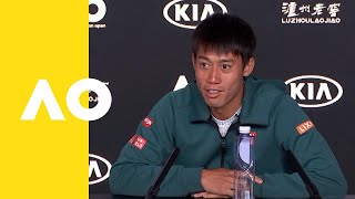 Kei Nishikori press conference 4R  Australian Open 2019 [upl. by Bak]