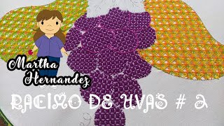 Bordado Fantasía Racimo de Uvas  2 [upl. by Tini]