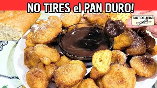 🏡👵 DULCE de PUEBLO BUÑUELOS de PAN DURO de Mi ABUELA RÁPIDOS y Muy Fáciles [upl. by Burgwell2]