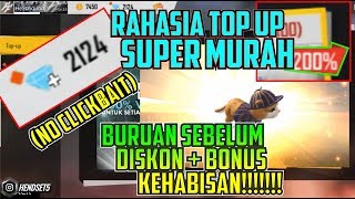 Cara TOP UP Diamond SUPER MURAH  BONUS Paling BANYAK di FREE FIRE TERBARU [upl. by Koren]