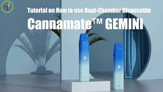 Quick Tutorial on How to Operate GEMINI Dual Flavor Disposable [upl. by Ainoet]