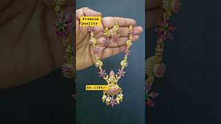 Premium Quality AD 3D Necklace with Stud 7010041418 fashion chain fashionjewelry [upl. by Vastah]