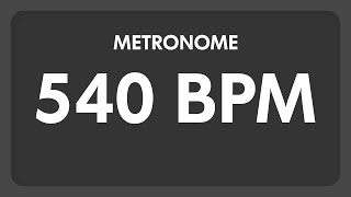 540 BPM  Metronome [upl. by Retrak77]