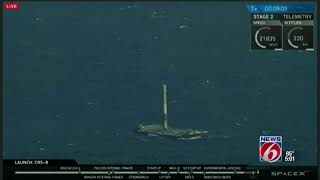 SpaceX Rocket Lands on Barge [upl. by Juxon625]