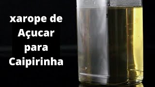 Xarope de AÃ§Ãºcar Para Caipirinha  Drinks [upl. by Arlee]