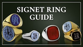 Mens Signet Rings What They Are amp How To Wear Them [upl. by Entirb]