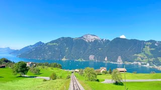 Treib–Seelisberg–BahnFunicular  Stunning Switzerland🇨🇭  Lily🌸 [upl. by Dee Dee49]