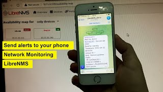 LibreNMS How to send alert messages to your phone [upl. by Vookles]