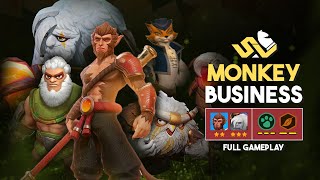 MONKEY BUSINESS 🐵💼💸 6 BEAST 4 DRUID  SPACEWALKER CARRY ⭐ AUTOCHESS 77 ♟️ [upl. by Leban]