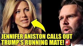 Jennifer Aniston BLASTS JD Vance With A PERSONAL Attack [upl. by Notnil]