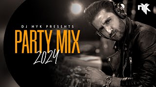 DJ NYK  New Year 2024 Party Mix  Yearmix  Non Stop Bollywood Punjabi English Remix Songs [upl. by Tabbatha207]