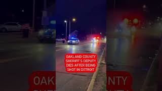 Undercover cop SHOT and killed in Detroit [upl. by Theta]