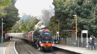 44871 at full regulator up Old Hill Bank amp 45596 ‘Bahamas’  ‘The Mancunian’  280924  4K [upl. by Girvin395]