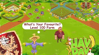 Hay Day  Level 100  Cool Farm Designs [upl. by Jason]