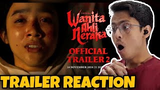 Wanita Ahli Neraka  Official Trailer 2 Reaction  Holly Verse [upl. by Airitac30]