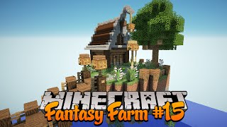 Minecraft Fantasy Farm 15 A casa do Pescador [upl. by Olsen666]