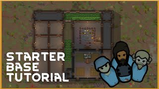 RimWorld Starter Base Tutorial [upl. by Trebbor]