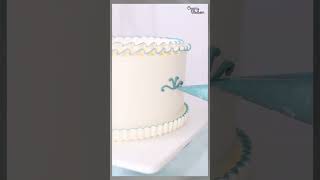 Beautiful Cake Decoration Tutorial cake cakedesign trending shorts shortsvideo shortsfeed [upl. by Mercuri]