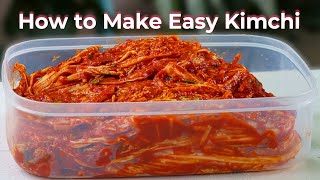 Kimchi Recipe Napa Cabbage Kimchi  How to Make Easy Kimchi  Simple Korean Food [upl. by Merci]