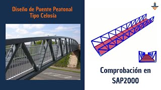 Comprobación del Diseño de Puente Peatonal en SAP2000 [upl. by Eva]