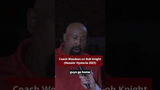 Mike Woodson talks Bob Knight at Hoosier Hysteria 2023 iubb [upl. by Neggem]