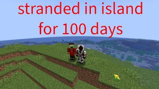 Can We Survive 100 Days on a Minecraft Island Day 1 goalFarm amp Diamond Quest [upl. by Modeste]