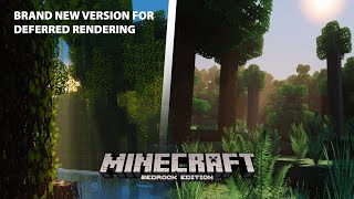 Quick look to UPCOMING Realistic PBR pack 10 HD for DEFERRED RENDERING in Minecraft Bedrock [upl. by Kragh]