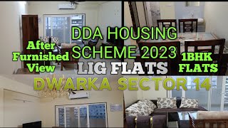 FURNISHED 1BHK FLAT VIEW DDA HOUSING SCHEME 2023LIG FLATS IN DWARKA SECTOR 14 housing 1bhk dda [upl. by Lodge963]